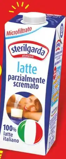 Iper Super Conveniente Sterilgarda Latte parzialmente scremato microfiltrato offerta