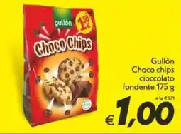Iper Super Conveniente Gullon Choco chips cioccolato fondente offerta