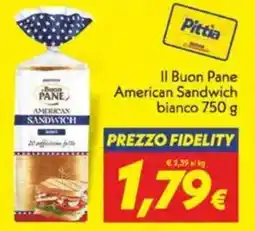 Iper Super Conveniente Il Buon Pane American Sandwich bianco offerta