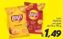 Iper Super Conveniente Lay's Patatine vari gusti offerta