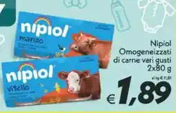 Iper Super Conveniente Nipiol Omogeneizzati di carne vari gusti offerta