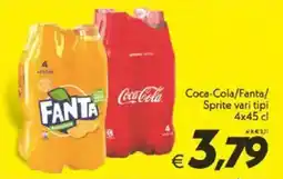 Iper Super Conveniente Coca-Cola/Fanta/ Sprite vari tipi offerta