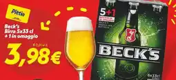 Iper Super Conveniente Beck's Birra offerta