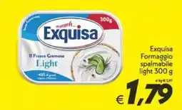 Iper Super Conveniente Exquisa Formaggio spalmabile light offerta
