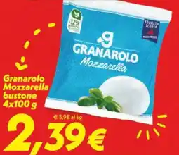 Iper Super Conveniente Granarolo Mozzarella bustone offerta