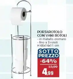 Happy Casa Portarotolo con vani rotoli 3 rotoli offerta
