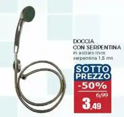 Happy Casa Doccia con serpentina in acciaio inox serpentina offerta