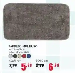 Happy Casa Tappeto multiuso in microfibra colori disponibili offerta