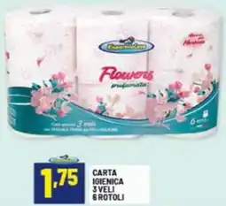 Risparmio Casa Carta igienica 3 veli 6 rotoli offerta