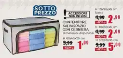 Happy Casa Contenitore salvaspazio con cerniera offerta