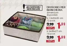 Happy Casa Divisorio per biancheria offerta