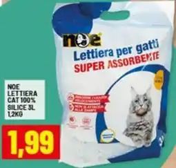 Risparmio Casa Noe lettiera cat 100% silice 3l offerta