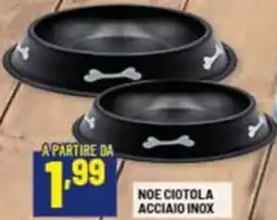Risparmio Casa Noe ciotola acciaio inox offerta