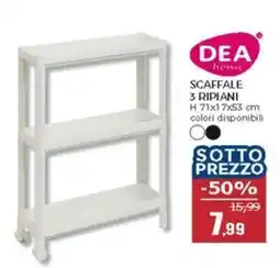Happy Casa DEA Scaffale 3 ripiani offerta