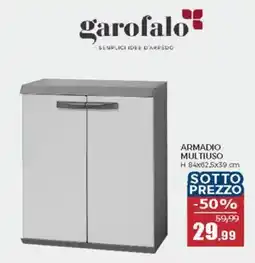 Happy Casa garofalo Armadio multiuso H 84x62,5x39 cm offerta