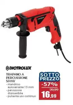 Happy Casa Dictrolux trapano a percussione 500W offerta