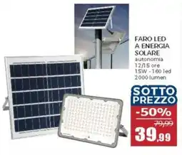 Happy Casa Faro LED a energia solare offerta