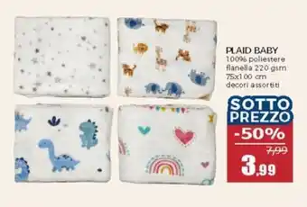 Happy Casa Plaid baby offerta