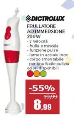 Happy Casa Dictrolux frullatore ad immersione 200W offerta
