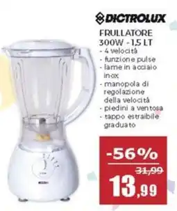 Happy Casa Dictrolux frullatore 300W offerta