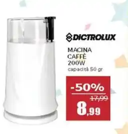 Happy Casa Dictrolux macina caffè 200W offerta