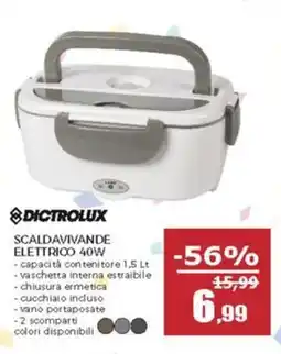 Happy Casa Dictrolux scaldavivande elettrico 40W offerta