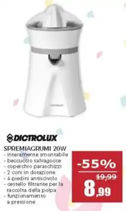 Happy Casa Dictrolux spremiagrumi 20W offerta