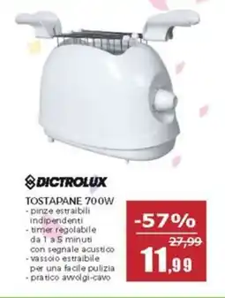 Happy Casa Dictrolux tostapane 700W offerta
