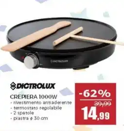 Happy Casa Dictrolux crepiera 1000W offerta