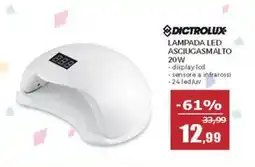 Happy Casa Dictrolux lampada led asciugasmalto 20W offerta