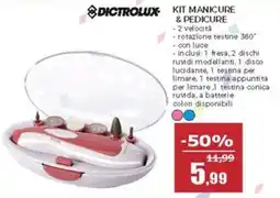 Happy Casa Dictrolux kit manicure & pedicure offerta