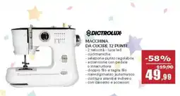 Happy Casa Dictrolux macchina da cucire 12 punti offerta