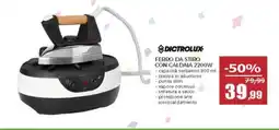 Happy Casa Dictrolux ferro da stiro con caldaia 2200W offerta