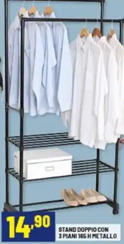 Risparmio Casa Stand doppio con 3 piani 165 h metallo offerta
