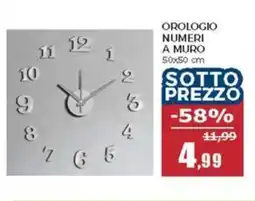 Happy Casa Orologio numeri a muro offerta