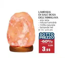 Happy Casa Lampada di sale rosa DELL'HIMALAYA offerta