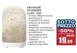 Happy Casa Diffusore di essenze 6 LED - 12W offerta