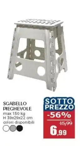 Happy Casa Sgabello pieghevole offerta