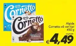 Iper Super Conveniente Algida Cornetto x6 vari tipi offerta