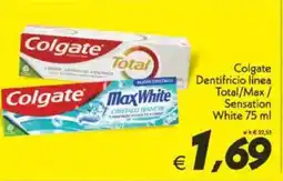Iper Super Conveniente Colgate Dentifricio linea Total/Max/ Sensation White offerta