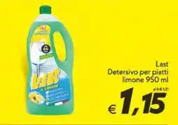 Iper Super Conveniente Last Detersivo per piatti limone offerta