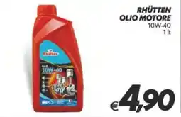 Iper Super Conveniente Rhütten olio motore 10w-40 offerta