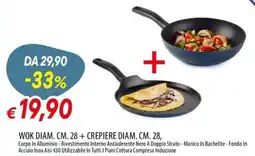 Galassia Wok diam. crepiere diam. offerta