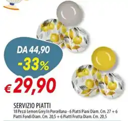 Galassia Servizio piatti offerta