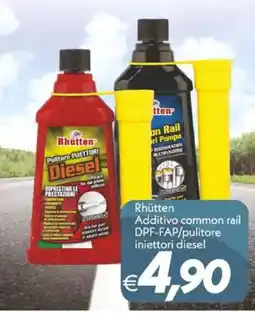 Iper Super Conveniente Rhütten Additivo common rail DPF-FAP/pulitore iniettori diesel offerta