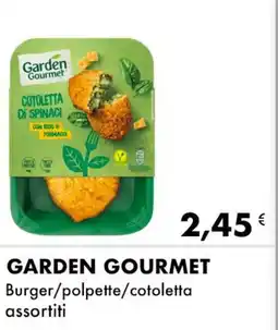 Iper Tosano GARDEN GOURMET Burger/polpette/cotoletta assortiti offerta