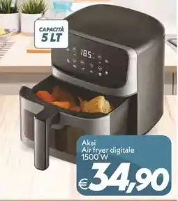 Iper Super Conveniente Akai Air fryer digitale 1500 W offerta