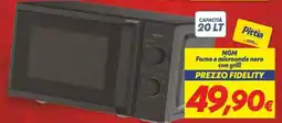 Iper Super Conveniente NGM Forno a microonde nero con grill offerta