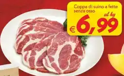 Iper Super Conveniente Coppa di suino a fette senza osso offerta