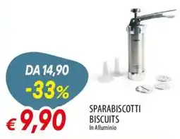 Galassia Sparabiscotti biscuits in alluminio offerta